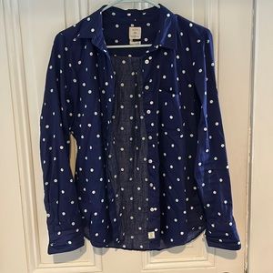Gap button down top size small